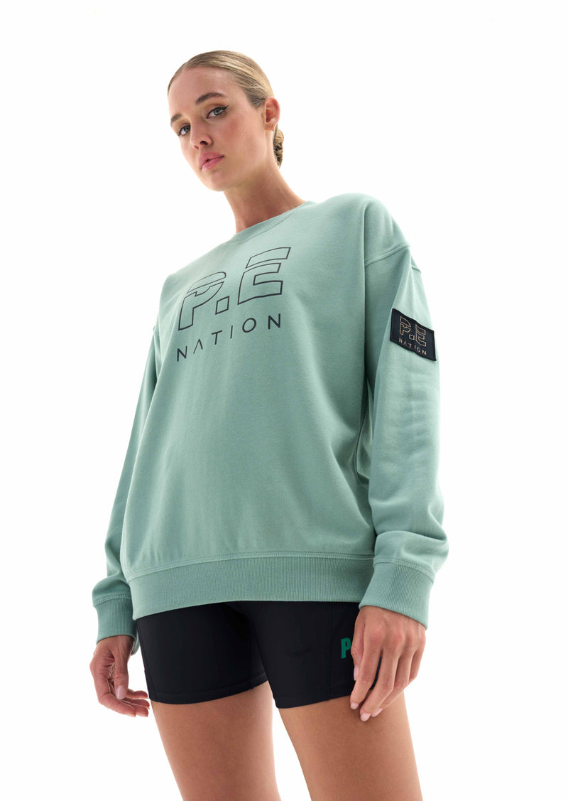 HEADS UP SWEAT IN ICEBERG GREEN