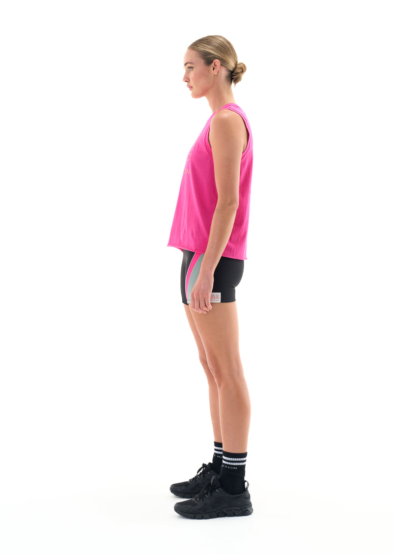 SHUFFLE TANK IN PINK GLO