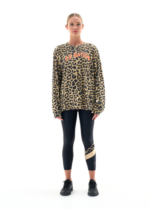 VALLEY LS TEE IN ANIMAL PRINT