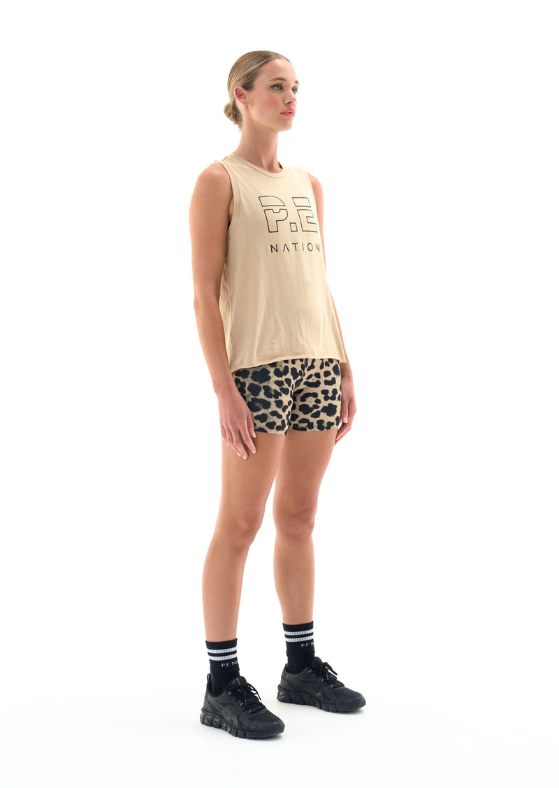 SHUFFLE TANK IN BEIGE