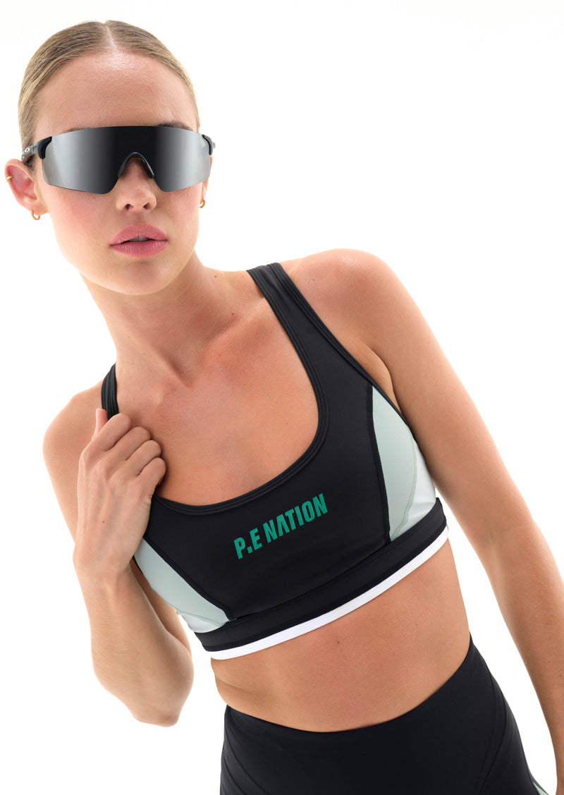 ENTITY SPORTS BRA IN BLACK