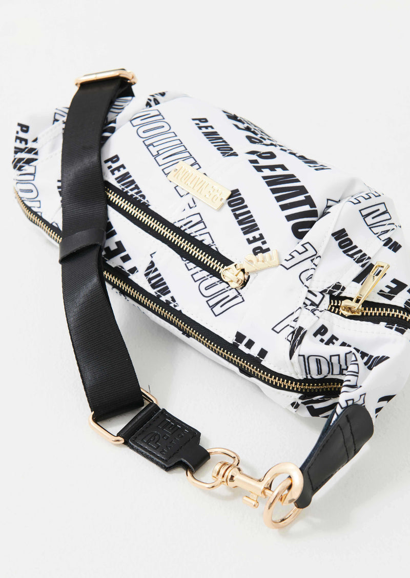 BACK STOP BAG IN MONO PRINT