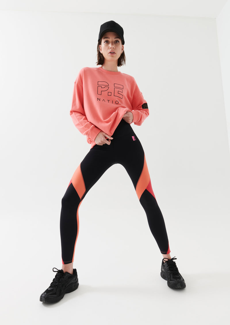 HEADS UP SWEAT IN TROPICAL PINK