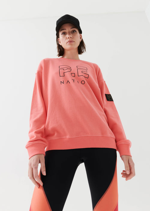 HEADS UP SWEAT IN TROPICAL PINK