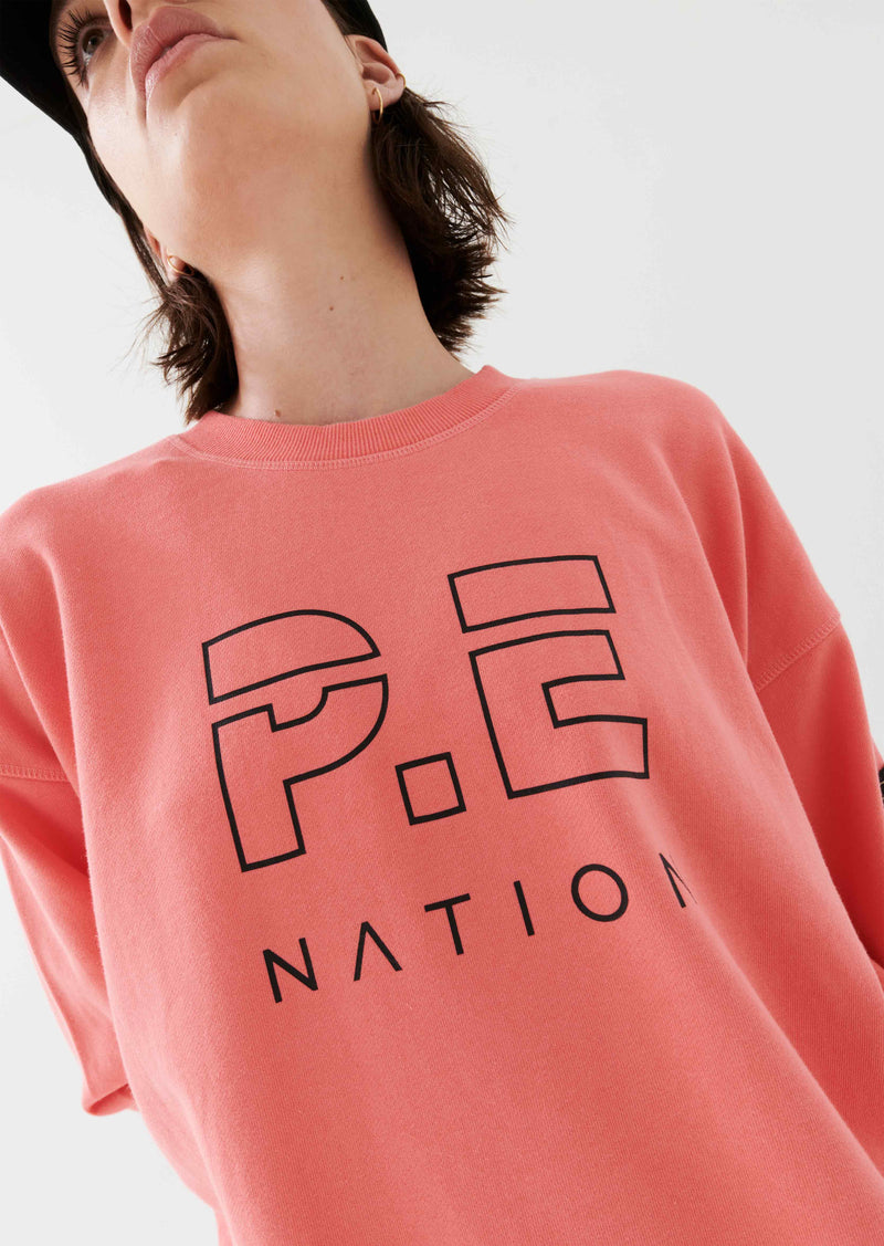 HEADS UP SWEAT IN TROPICAL PINK