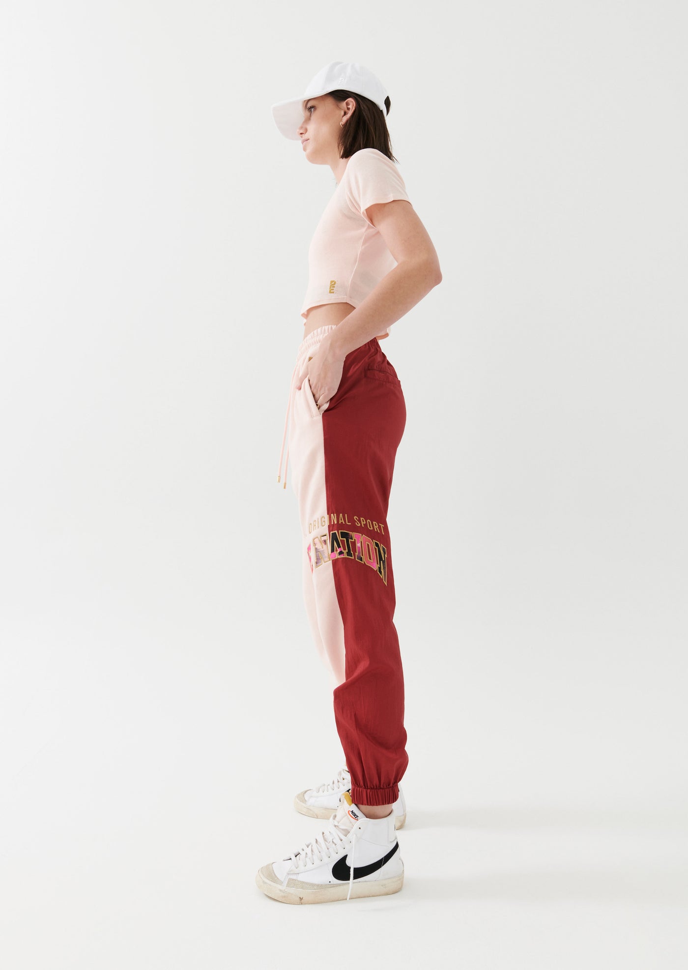 DOUBLE UNDER TRACKPANT IN CANDY