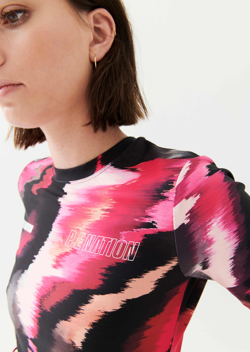 BACKSWING BODYSUIT IN PRINT
