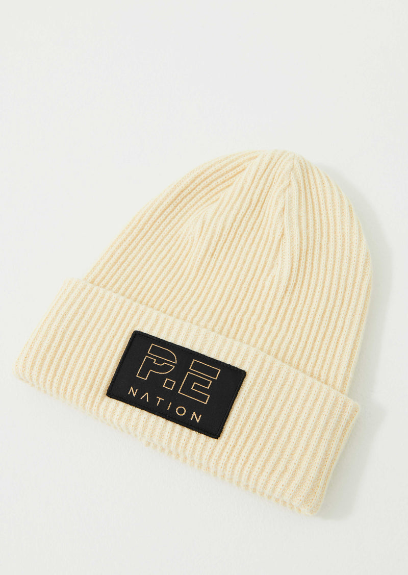 LAYBACK BEANIE IN WINTER WHITE
