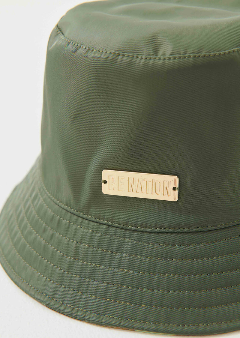 PRECINCT REVERSIBLE BUCKET HAT IN SEA SPRAY