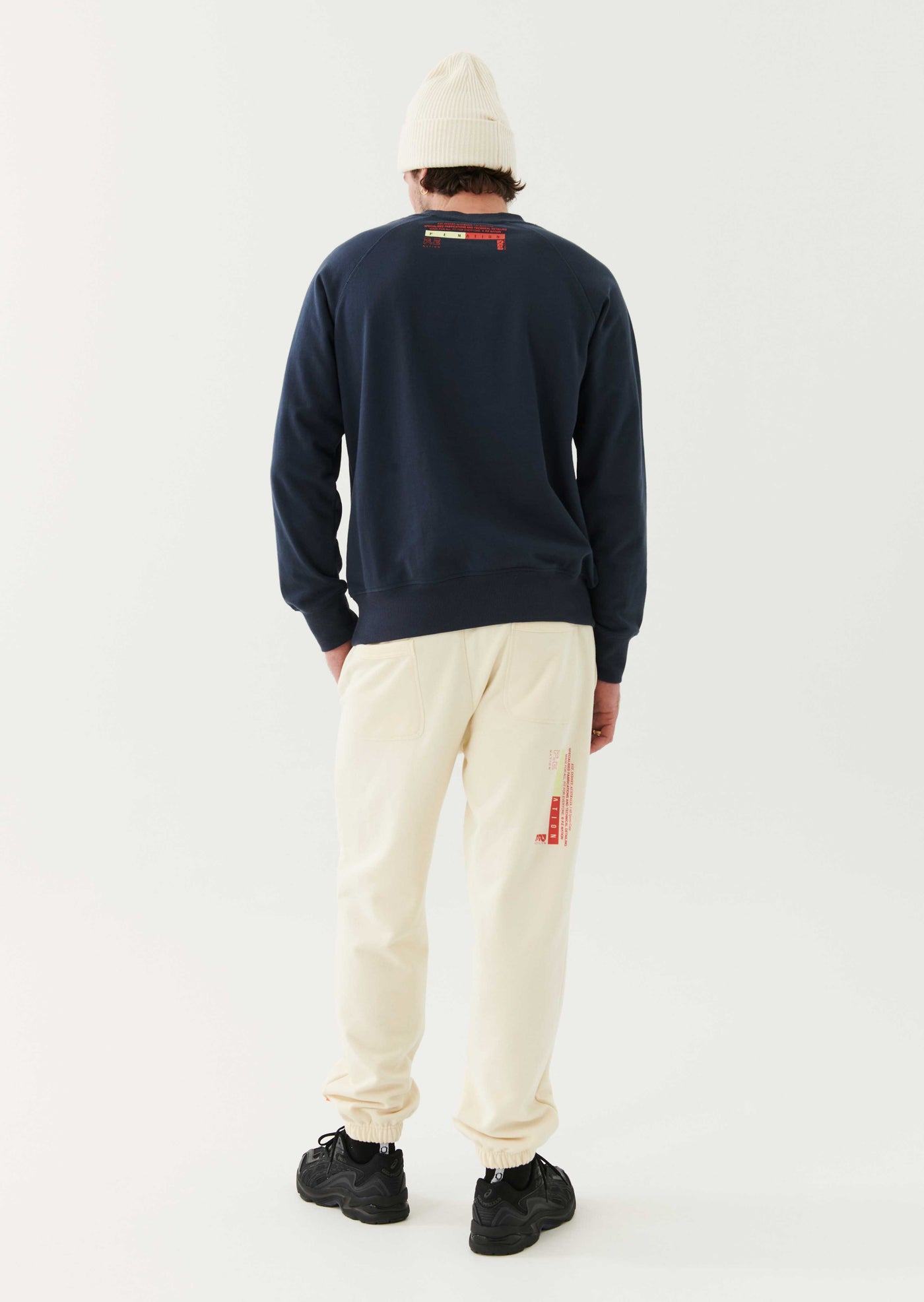 CUTBACK TRACKPANT IN WHITE