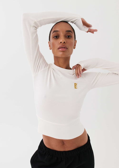 FREE PLAY LS TOP IN WINTER WHITE