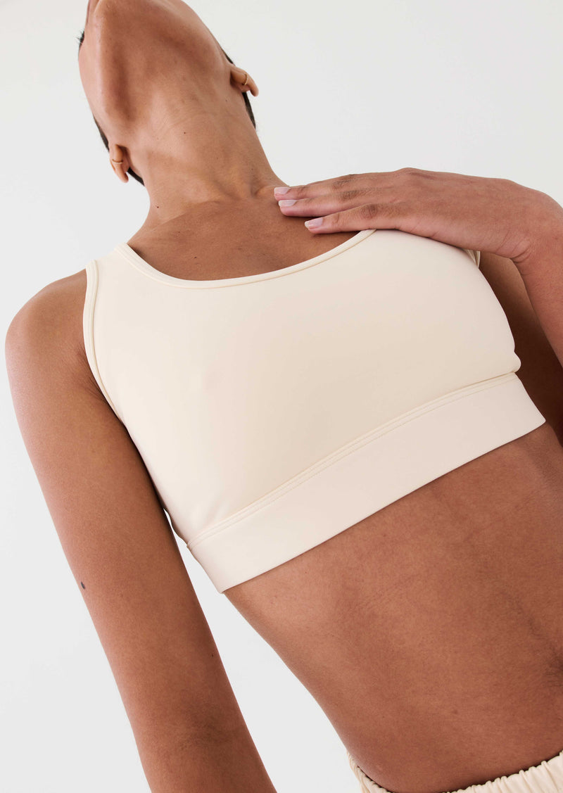RESET SPORTS BRA IN WINTER WHITE
