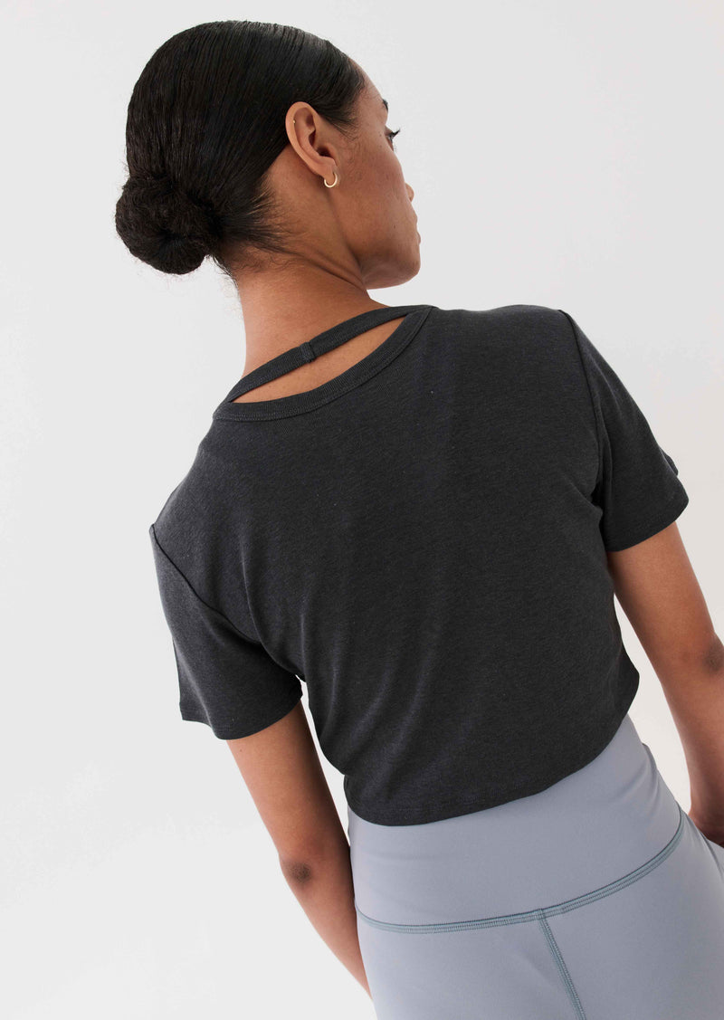 FULL COUNT TEE IN DARK SHADOW