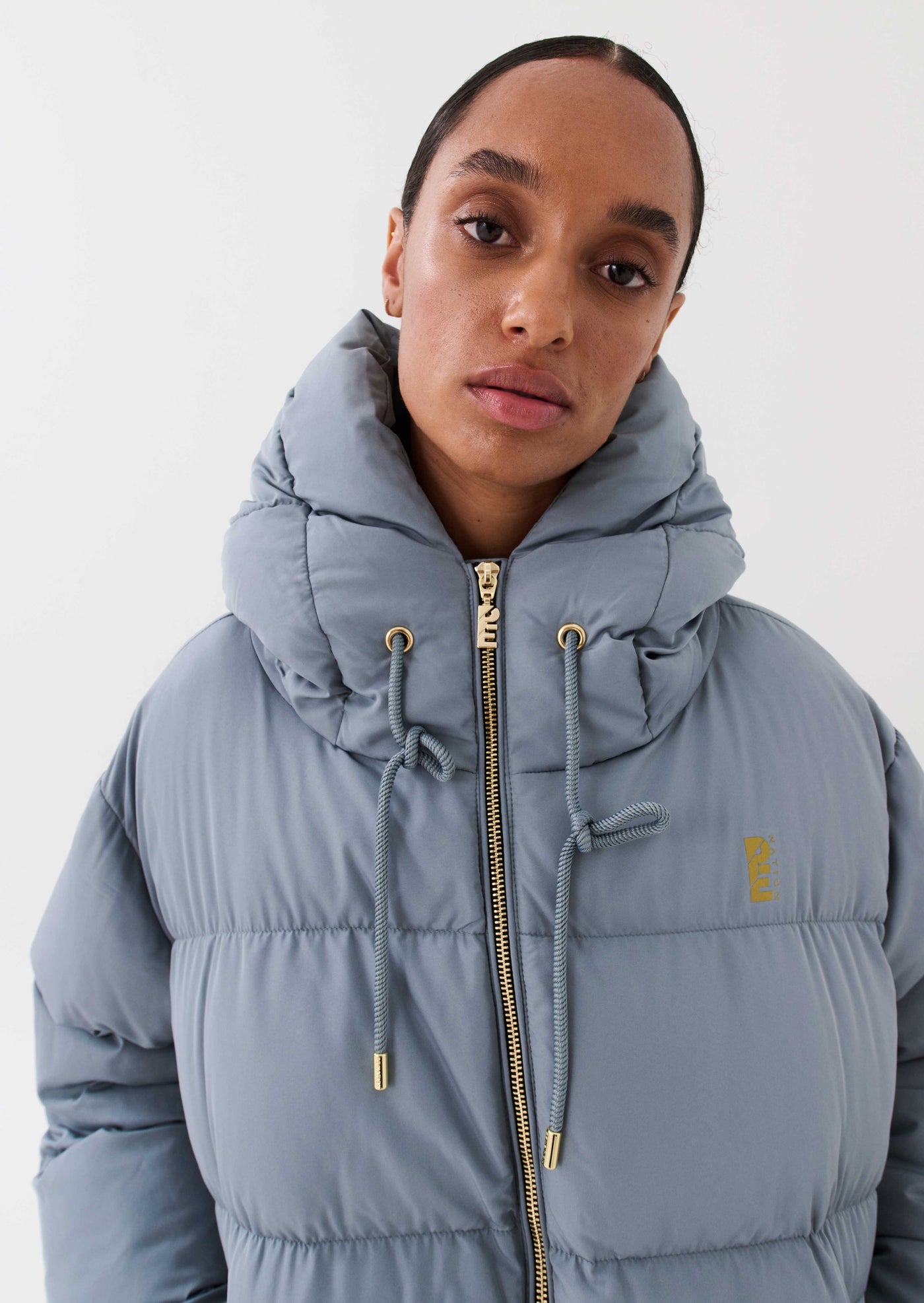 ALL AROUND JACKET IN QUARRY P.E Nation