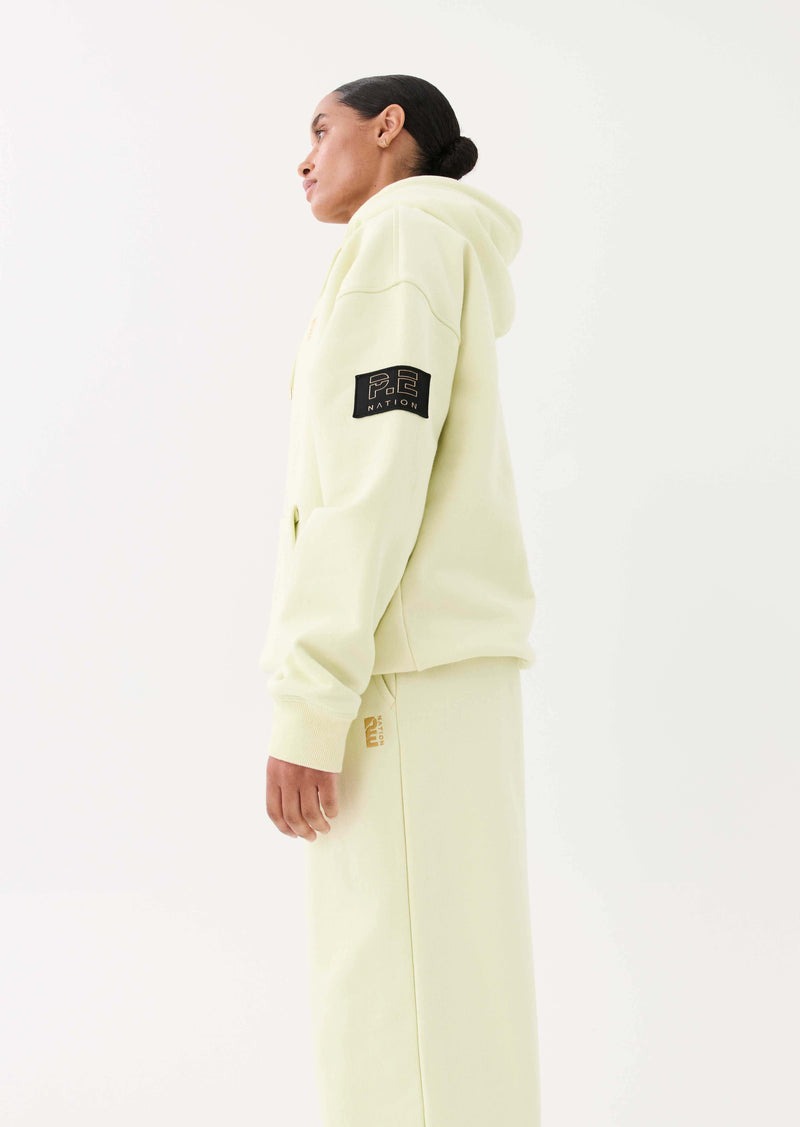 RESET HOODIE IN MAJESTIC LIME