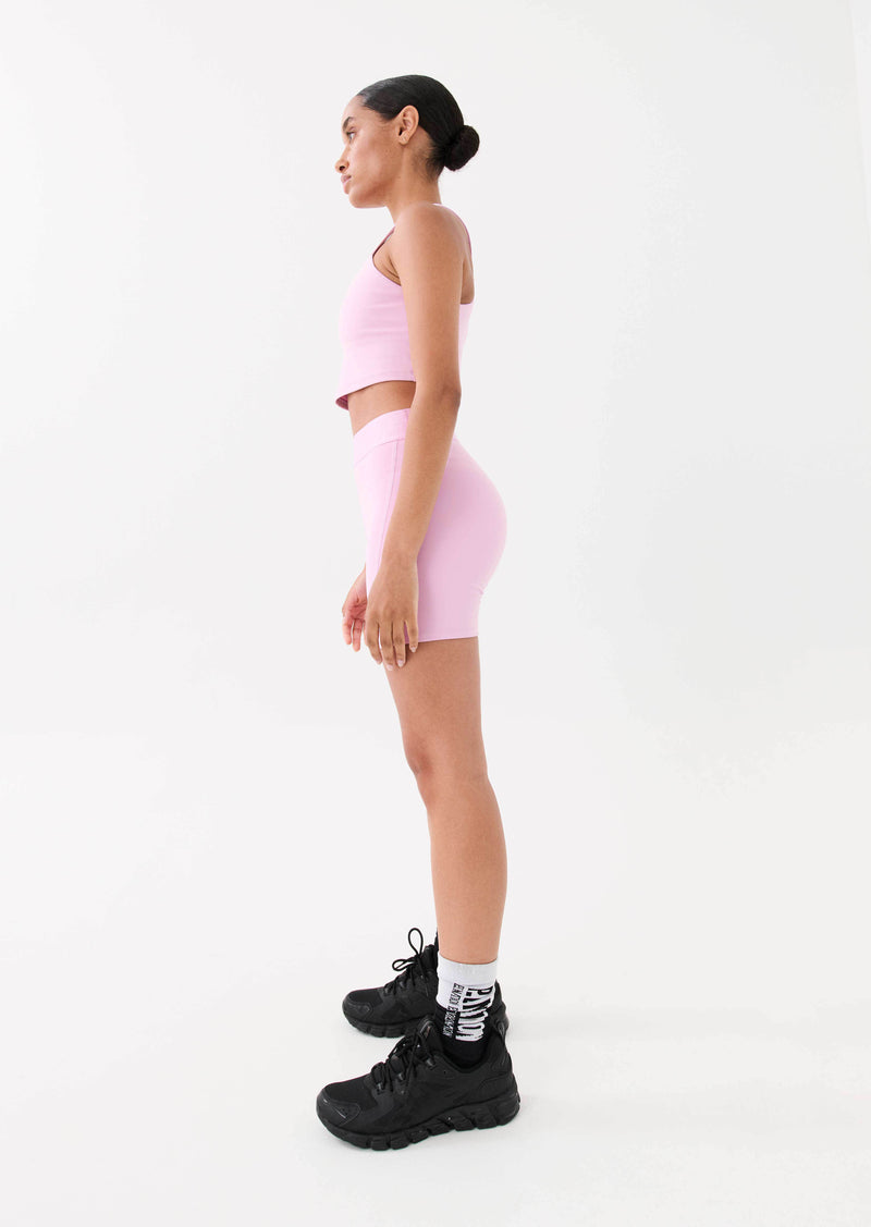 BACKCHECK SHORT IN PINK LAVENDAR