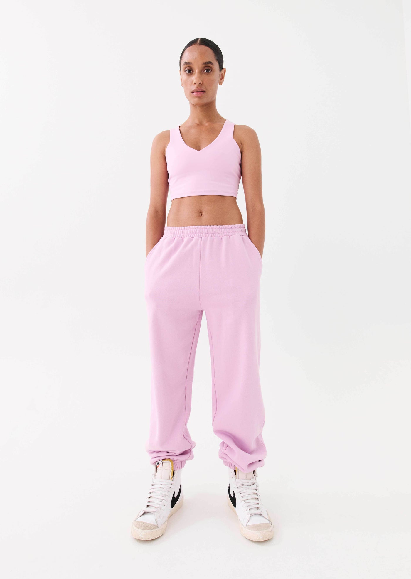 Pink nation joggers shop
