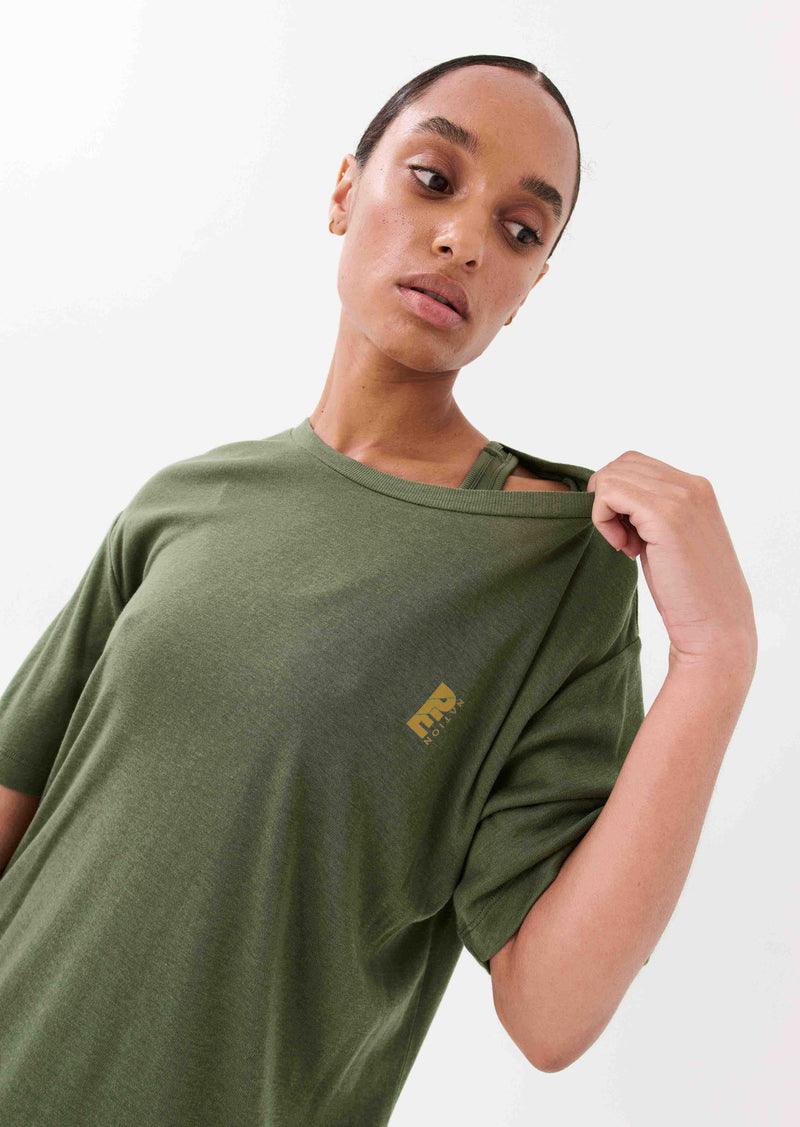 RESET TEE IN FOUR LEAF CLOVER