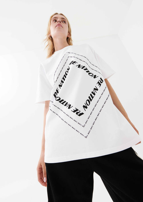 WAVELENGTH TEE IN OPTIC WHITE