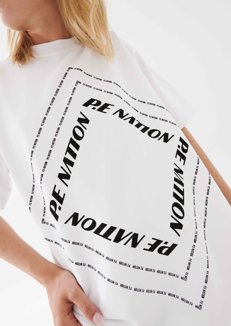 WAVELENGTH TEE IN OPTIC WHITE