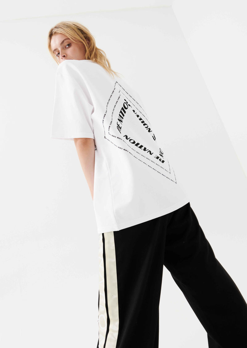 WAVELENGTH TEE IN OPTIC WHITE