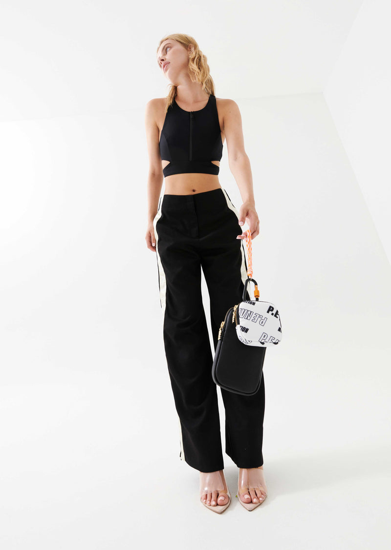 MID TOWN SPORTS BRA IN BLACK