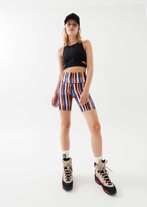 WAVELENGTH SHORT IN STRIPE PRINT