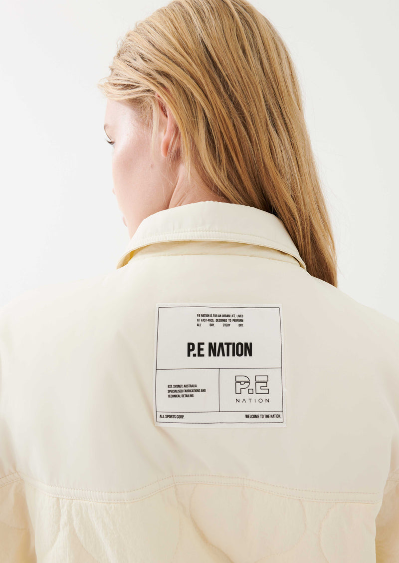 BALLER JACKET IN WINTER WHITE