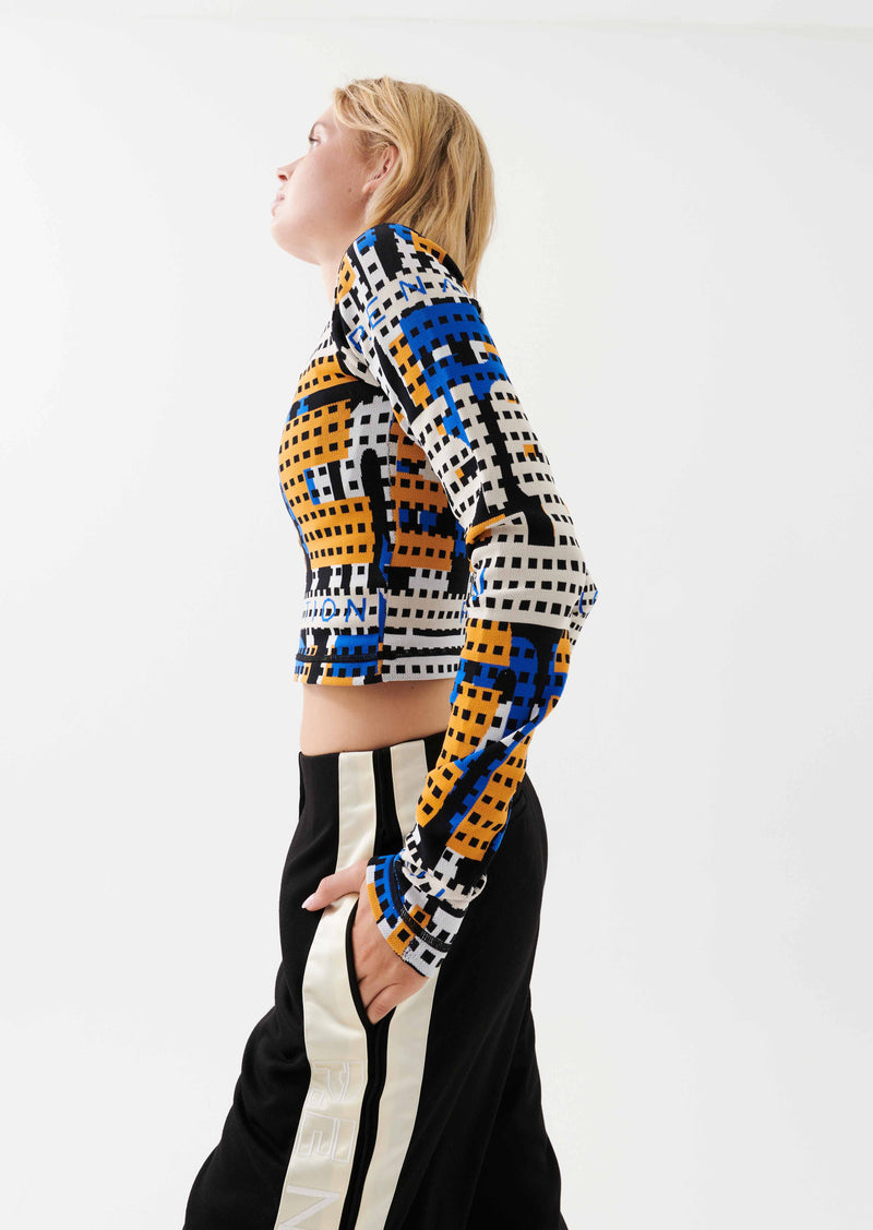 EMERGE KNIT LS TOP IN MULTI
