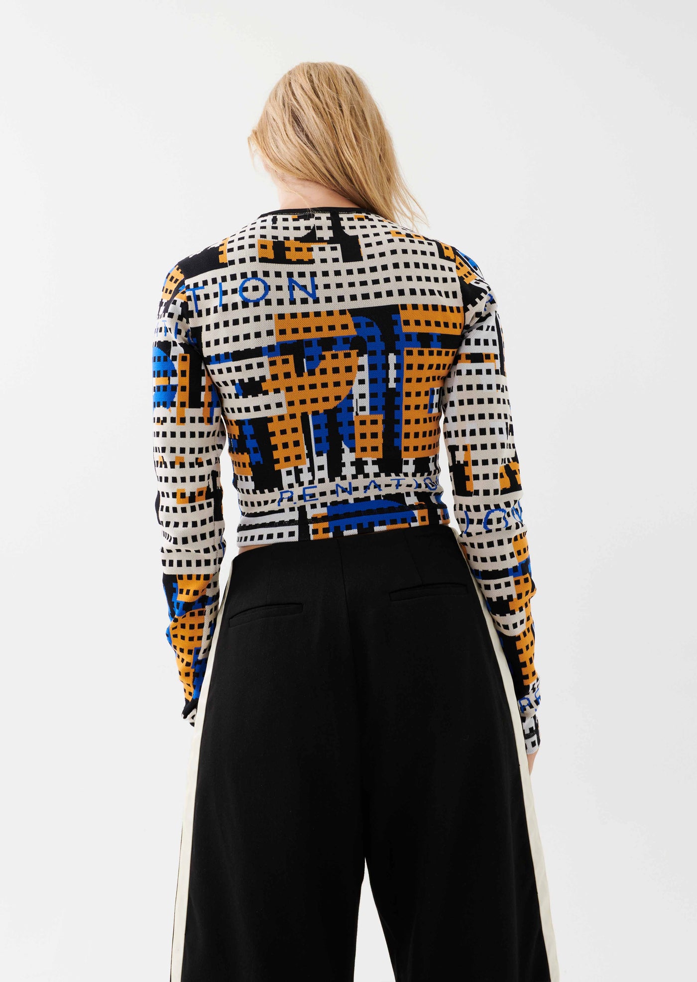 EMERGE KNIT LS TOP IN MULTI