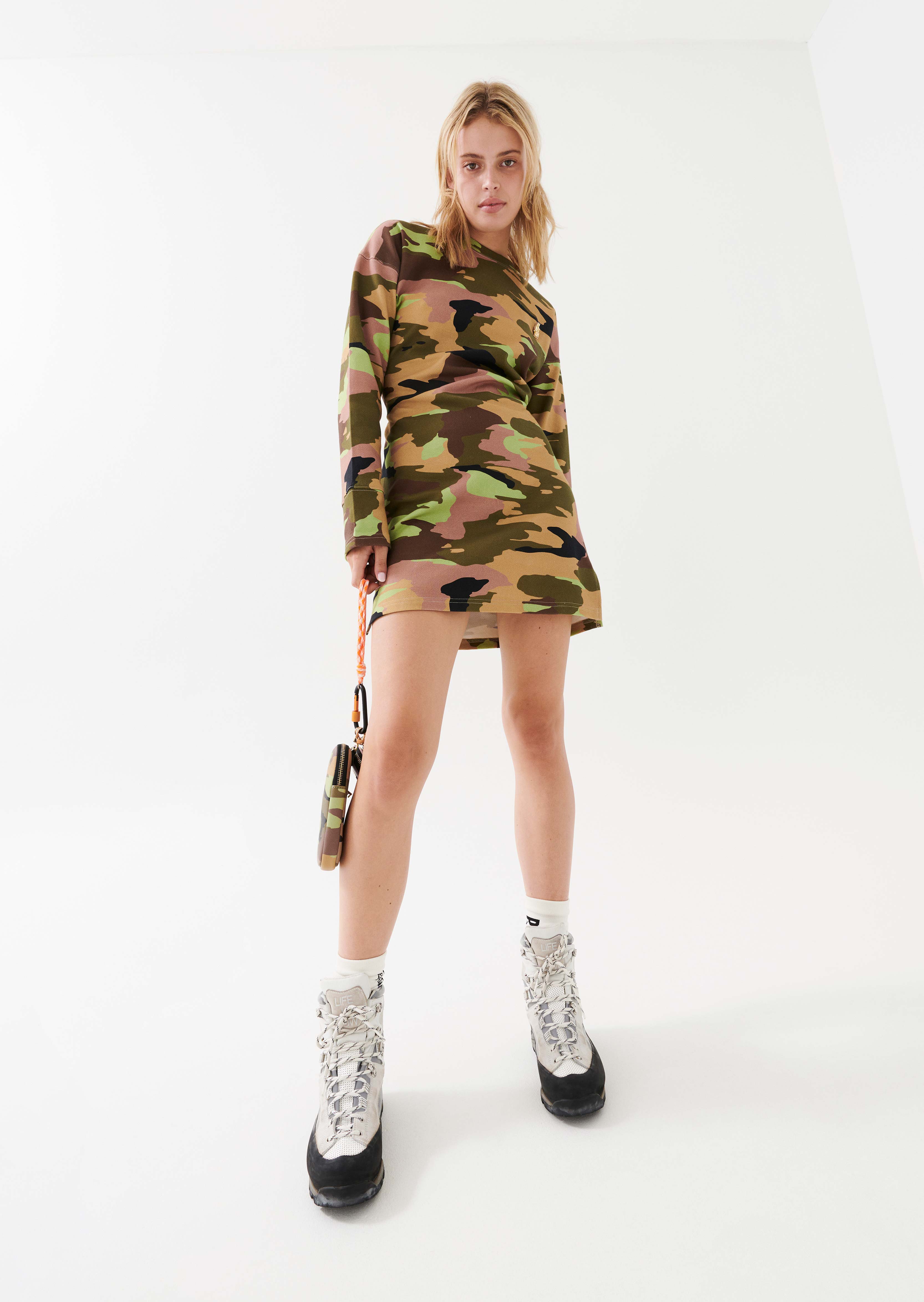 Camo best sale jumper dress