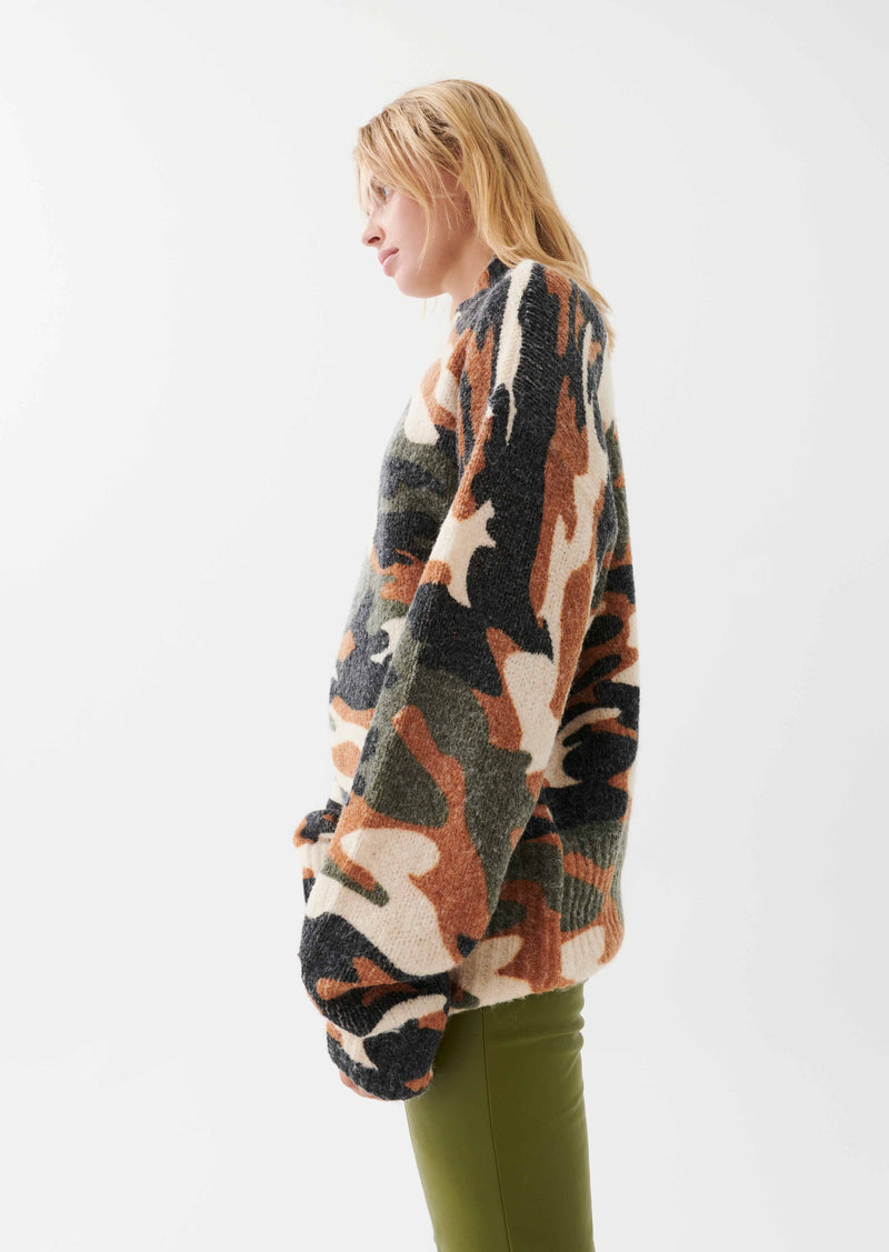 PRECINCT KNIT IN CAMO PRINT