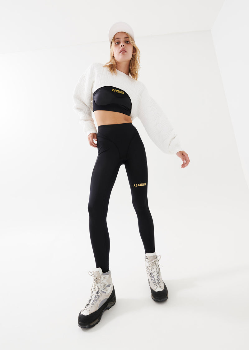 BALLER KNIT SWEAT IN WHITE