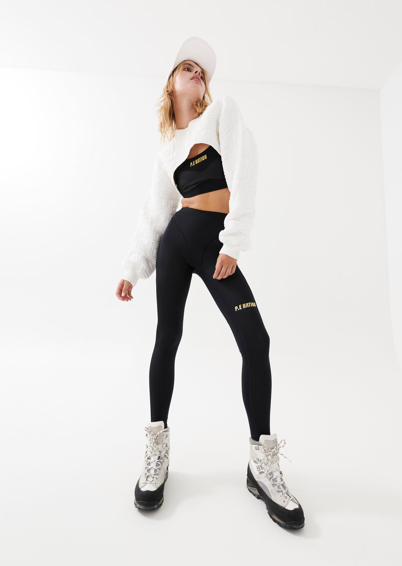 BALLER KNIT SWEAT IN WHITE