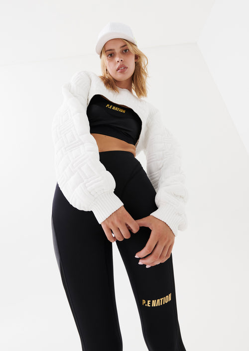 BALLER KNIT SWEAT IN WHITE