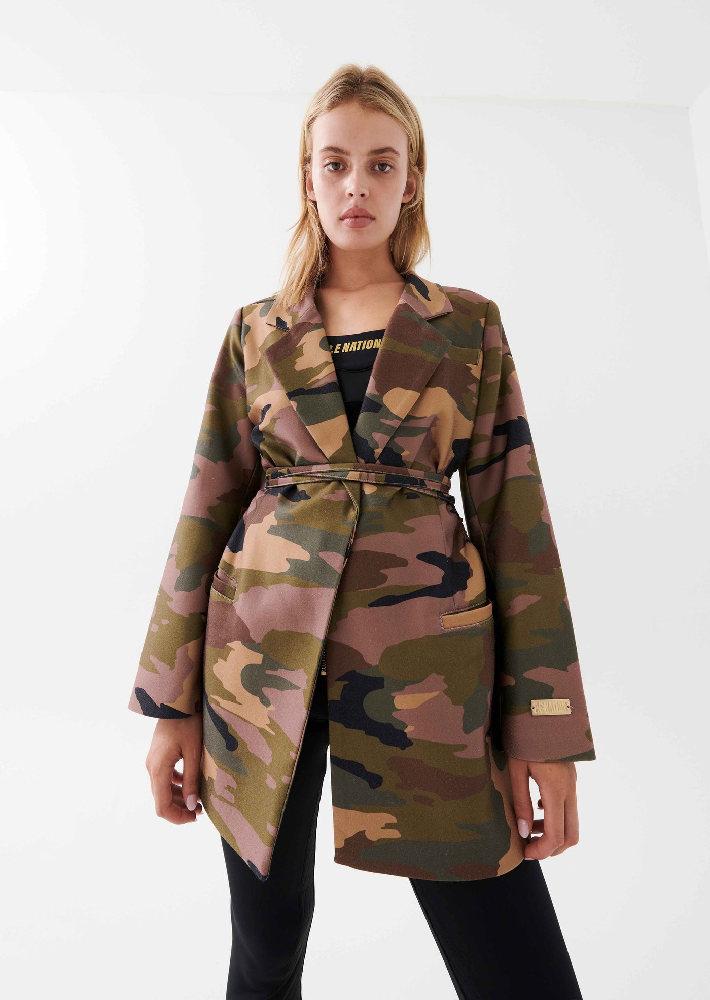 Camo new arrivals print coat