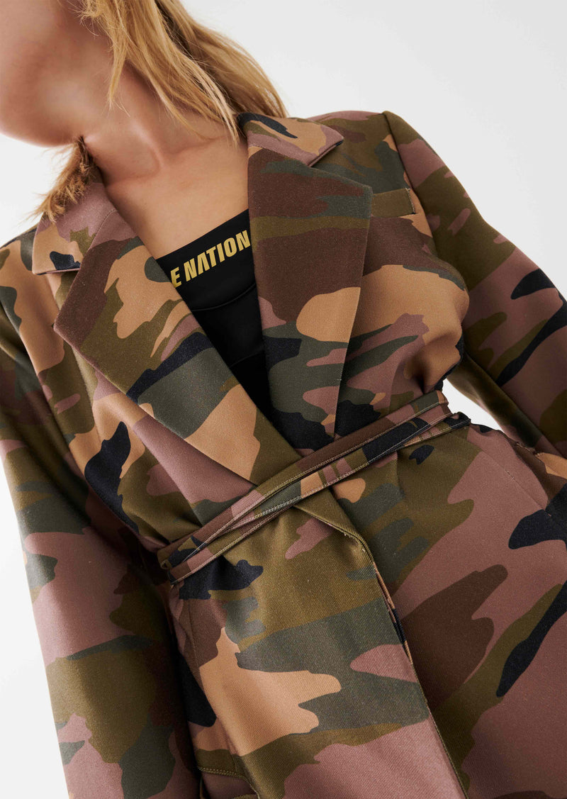 PRECINCT JACKET IN CAMO PRINT