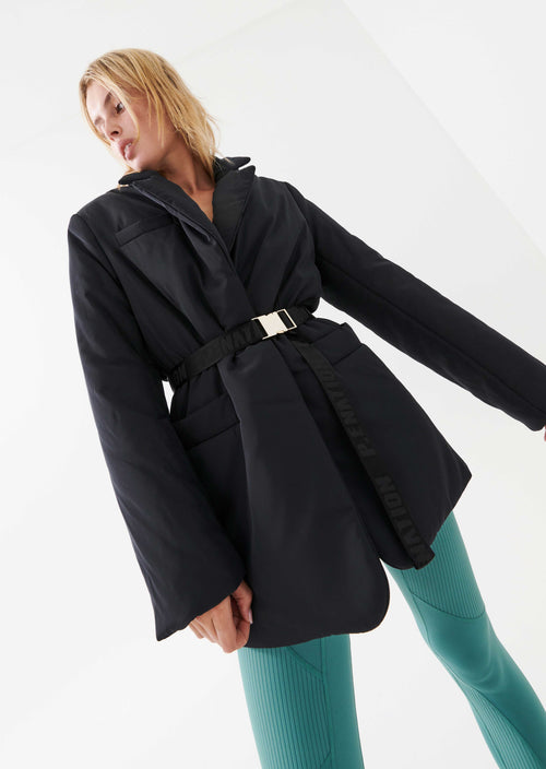 BACK STOP JACKET IN BLACK