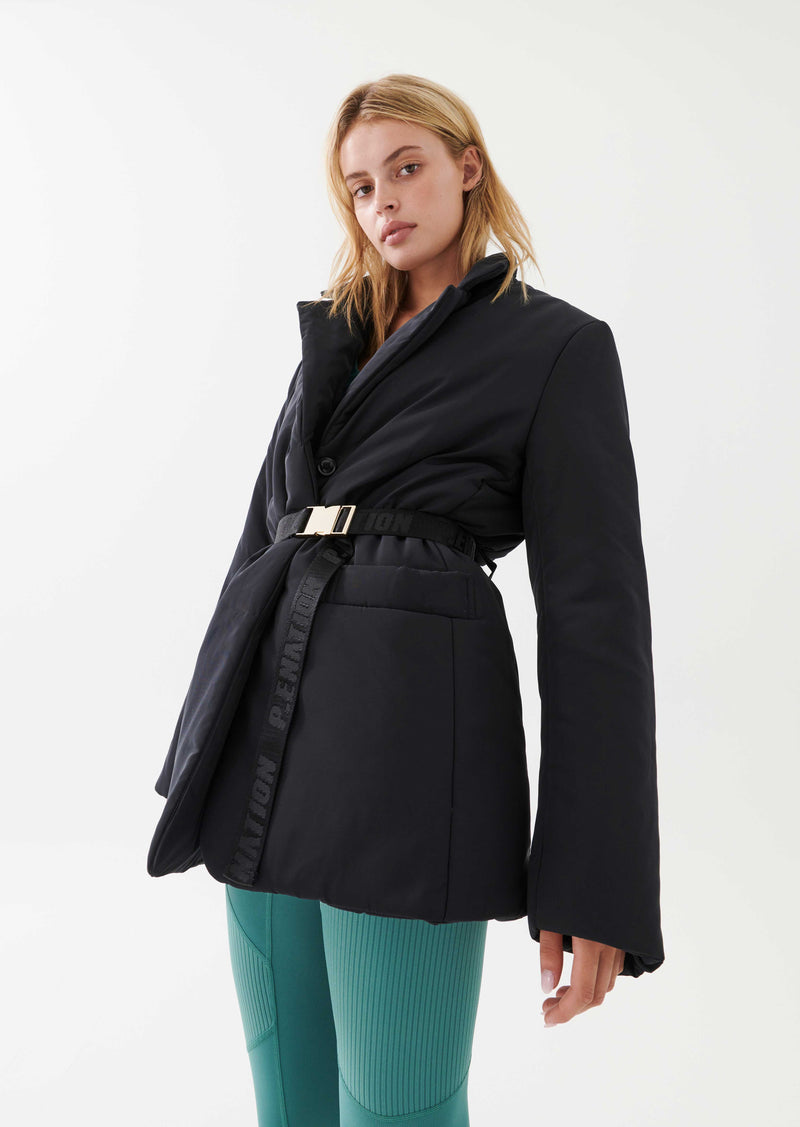 BACK STOP JACKET IN BLACK