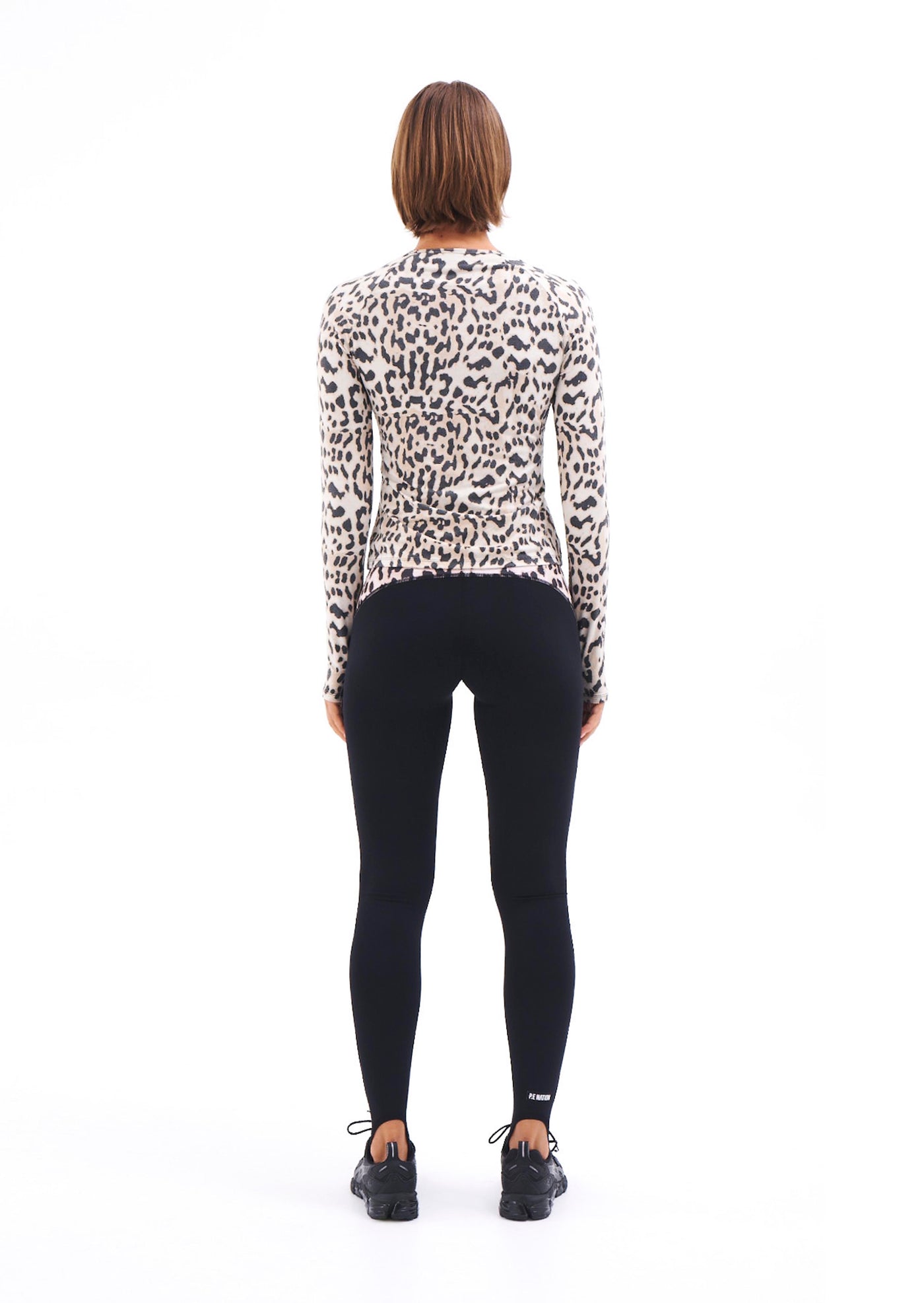 SLALOM PRINTED LEGGING IN LEOPARD
