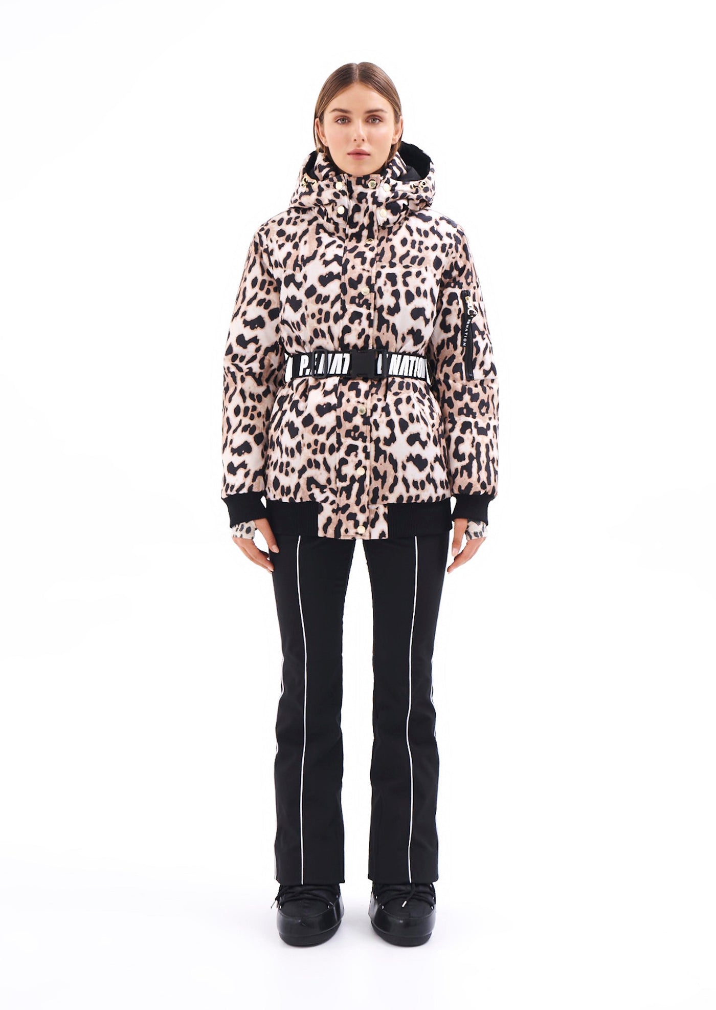 SILVERTON SNOW JACKET IN LEOPARD