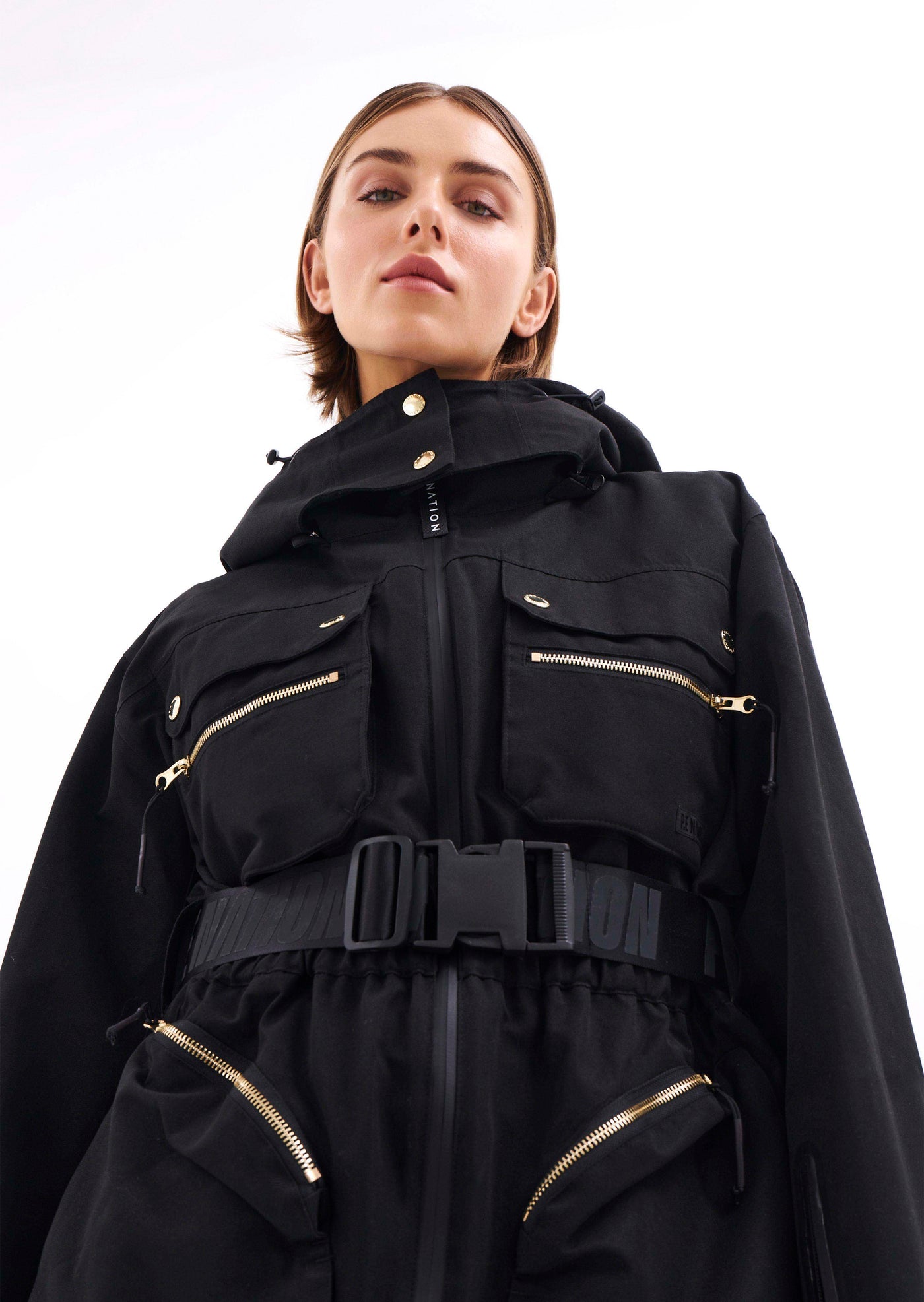 SIERRA SHELL JACKET IN BLACK