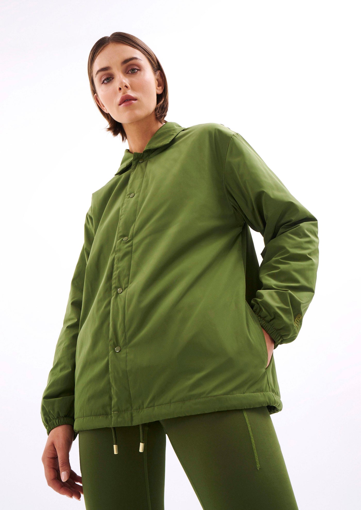RECALIBRATE JACKET IN PESTO