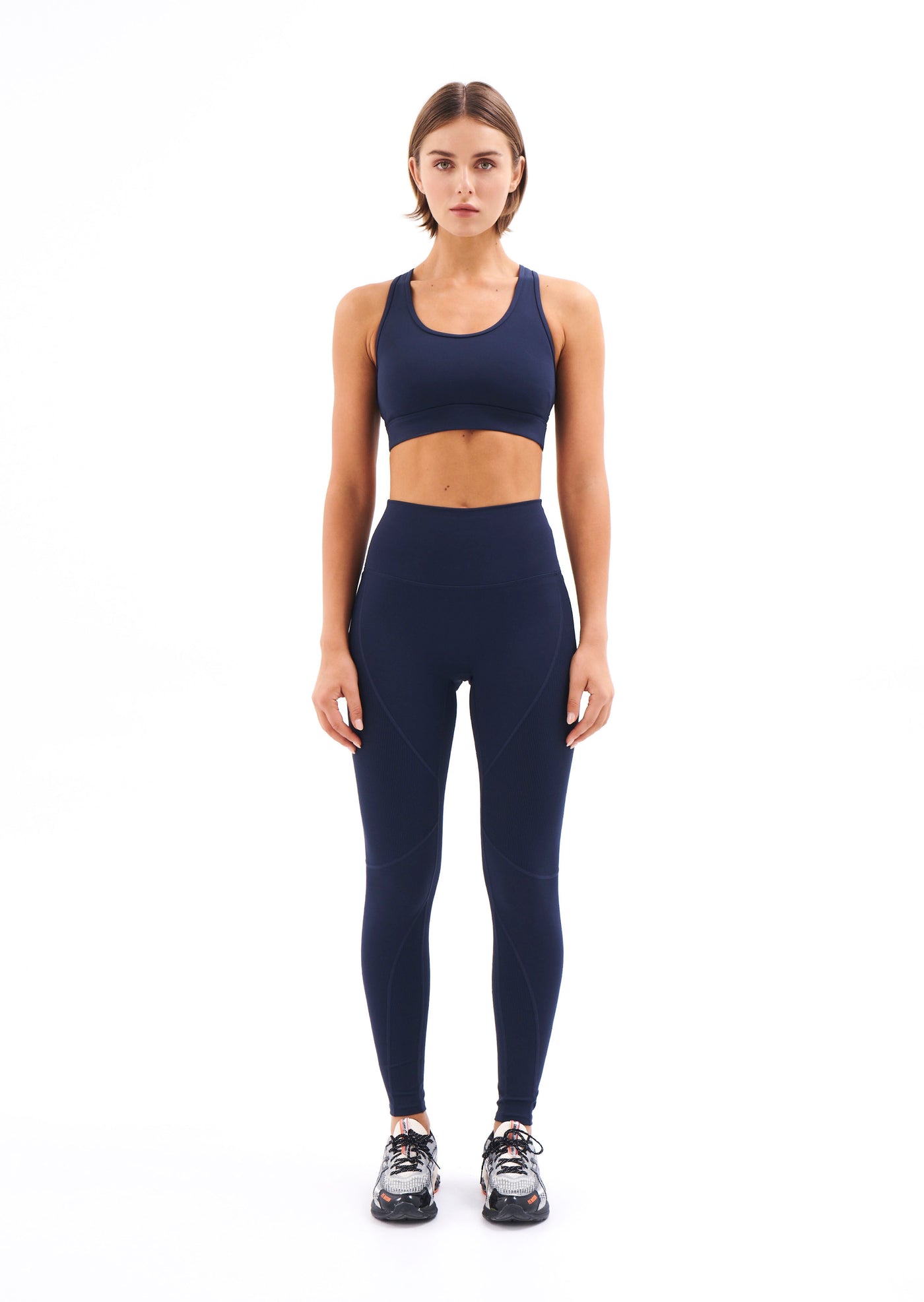 RUDIMENTAL SPORTS BRA IN DARK NAVY