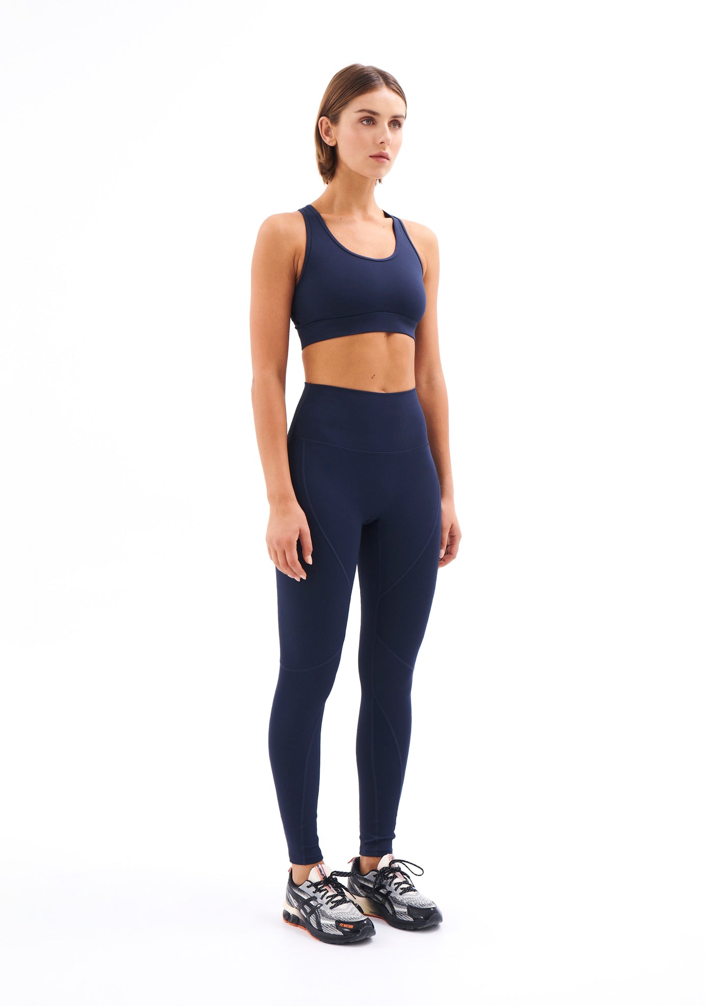 RUDIMENTAL SPORTS BRA IN DARK NAVY