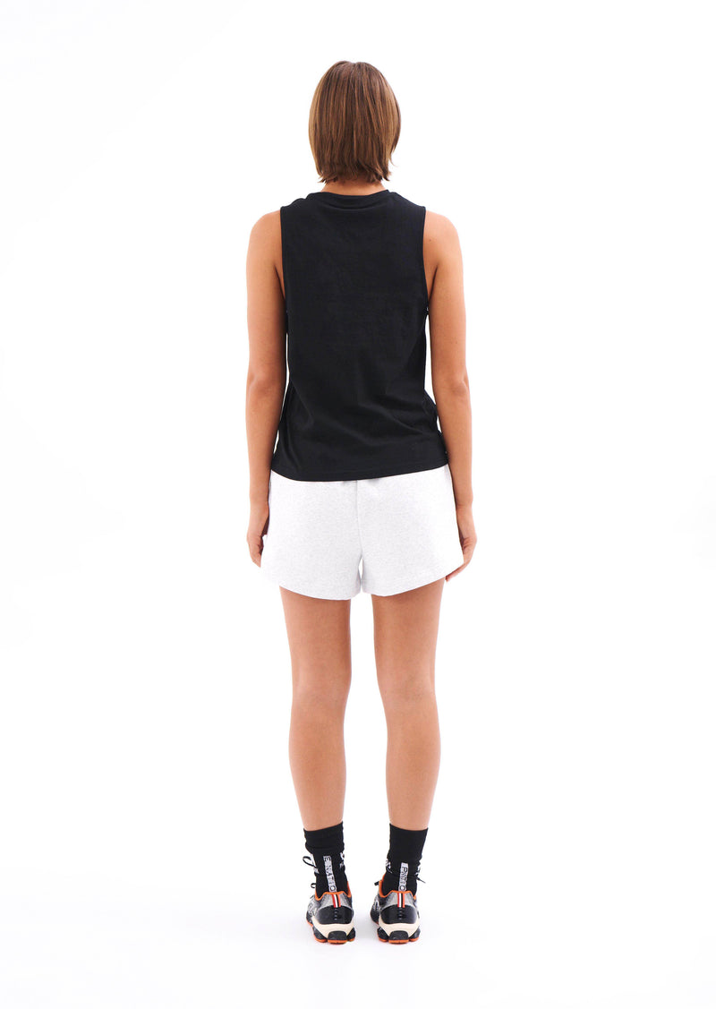 TRACK TEAM SHORT IN GREY MARLE