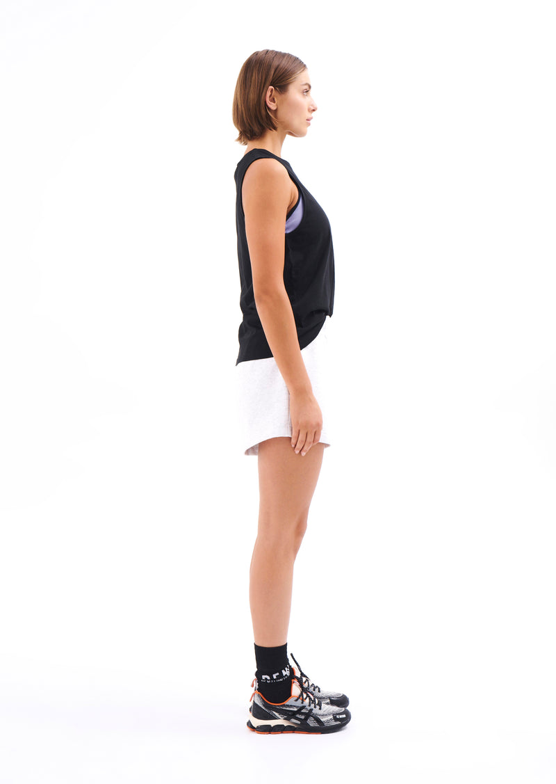 TRACK TEAM SHORT IN GREY MARLE