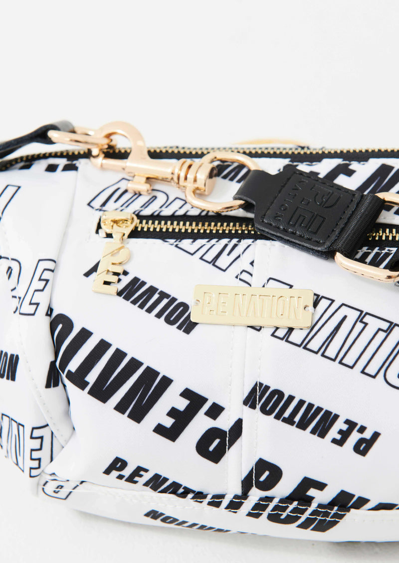 BACK STOP BAG IN MONO PRINT