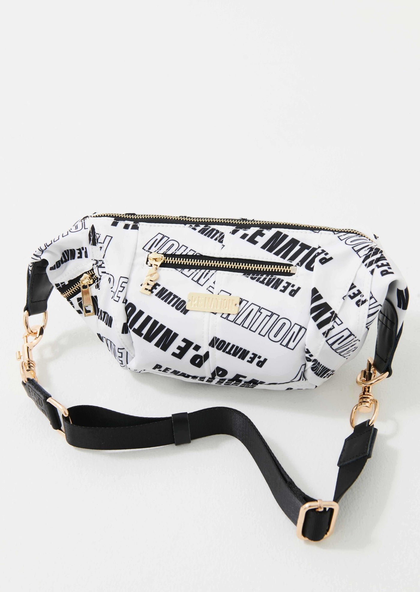 BACK STOP BAG IN MONO PRINT