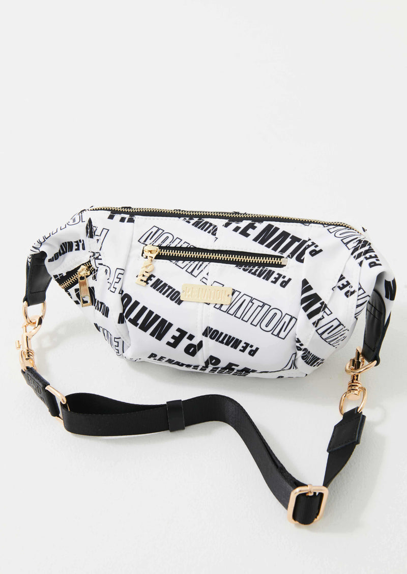 BACK STOP BAG IN MONO PRINT